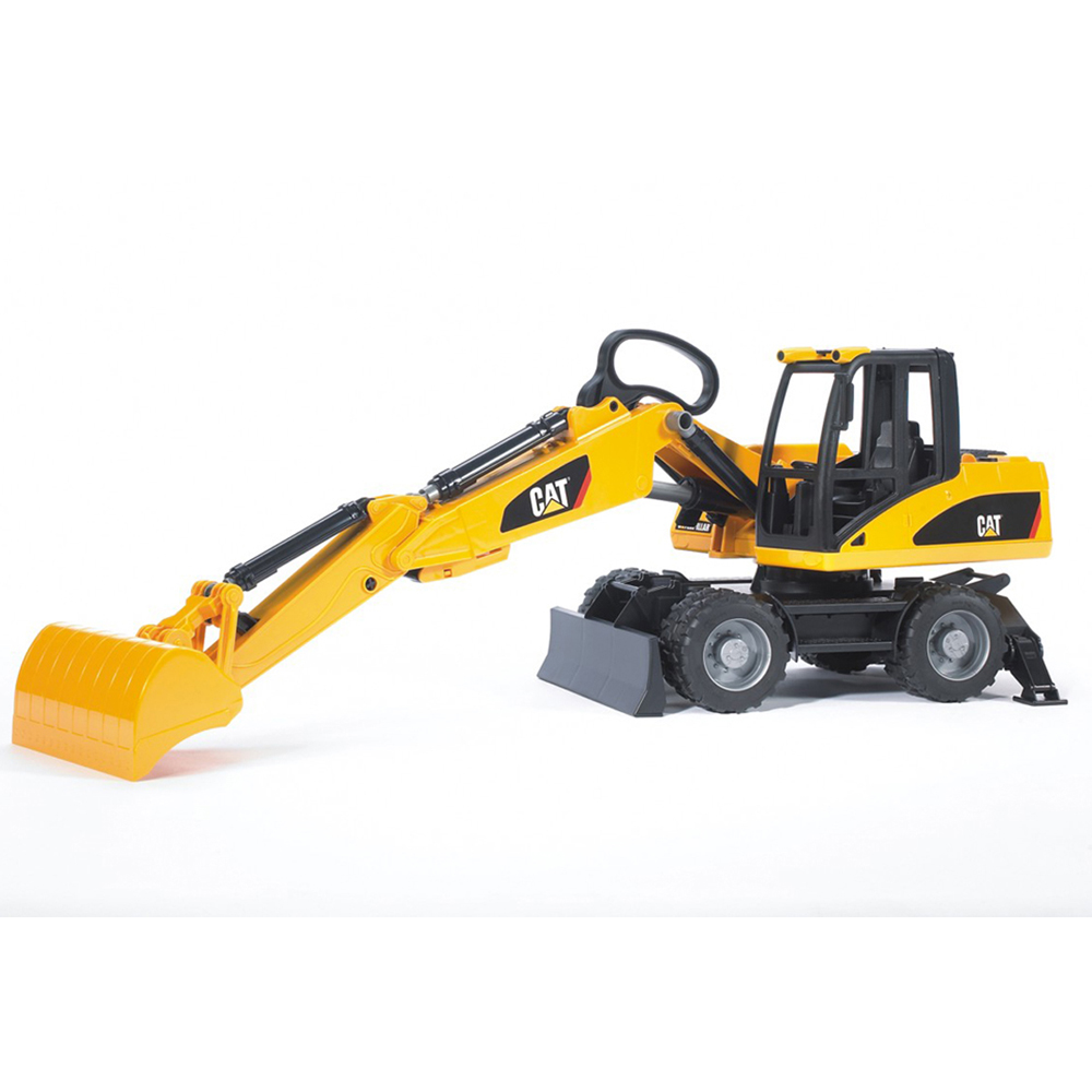 Bruder Kids Cat Wheel Construction Loader with Excavator Playset Model Image 3