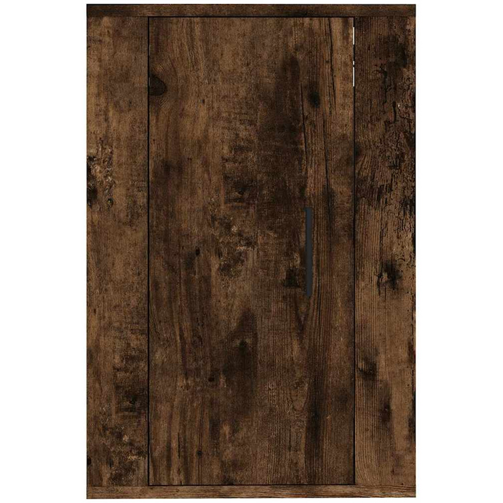 vidaXL Single Door Smoked Oak Wall Mounted TV Cabinet Set of 2 Image 6