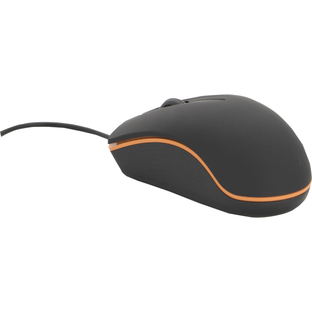 Wilko 3 Button Scroll Optical Mouse Image 1