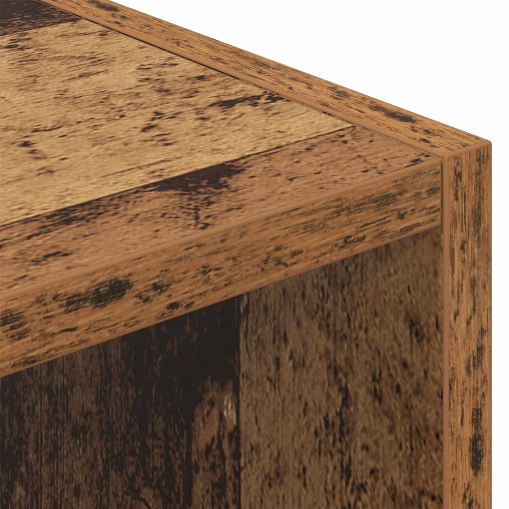vidaXL 6 Open Shelf Old Wood Sideboard Image 7