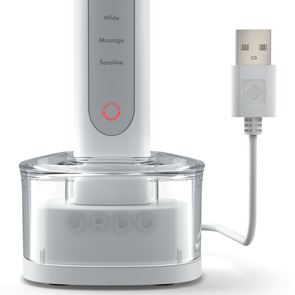 Ordo Sonic+ White Toothbrush with Hydro Sonic Water Flosser Image 4