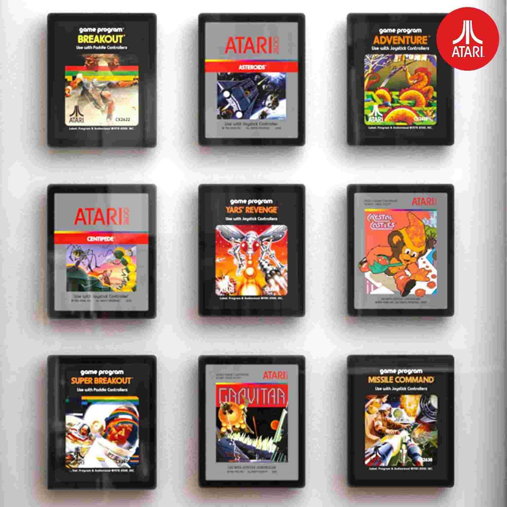 Thumbs Up Atari Game Cartridges 3D Wall Art 40 x 28.7cm Image 4