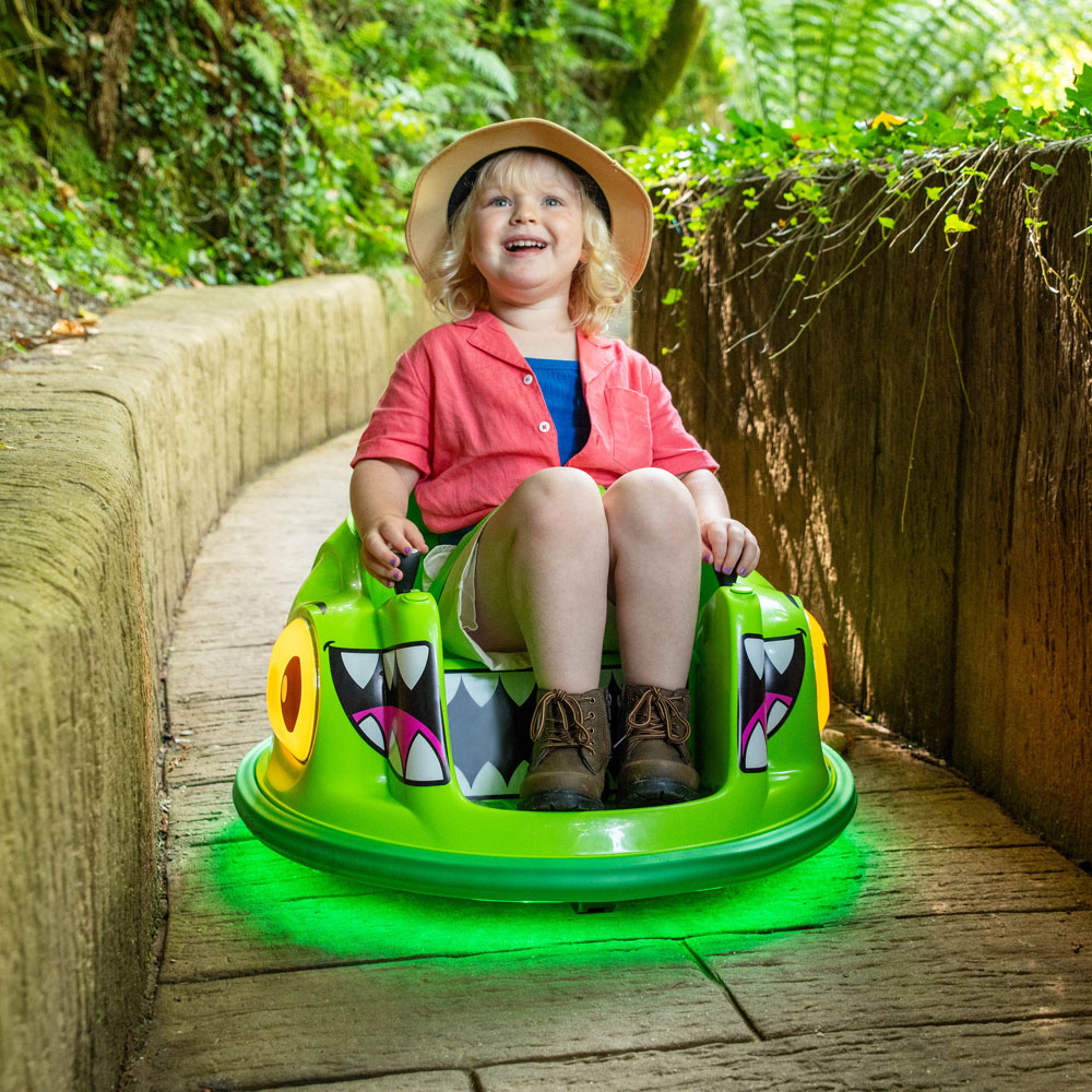 Xootz Toddler Dinosaur Animal Bumper Ride-On Car Image 2