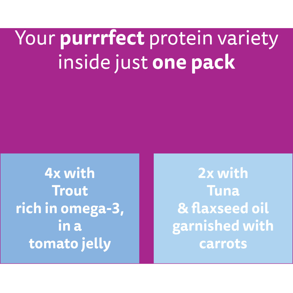 Pack of 6 Whiskas Superfoods in Jelly Cat Food Trout with Tuna Image 5