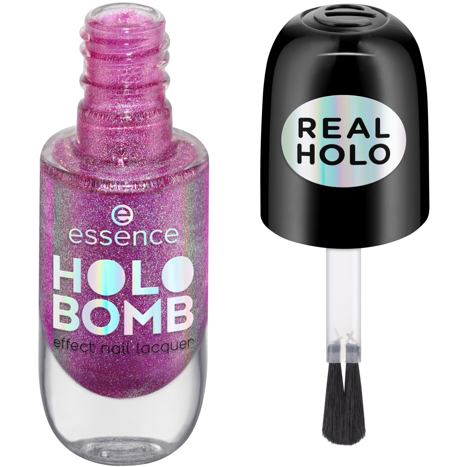 essence Holo Bomb Effect Nail Lacquer - Purple Image