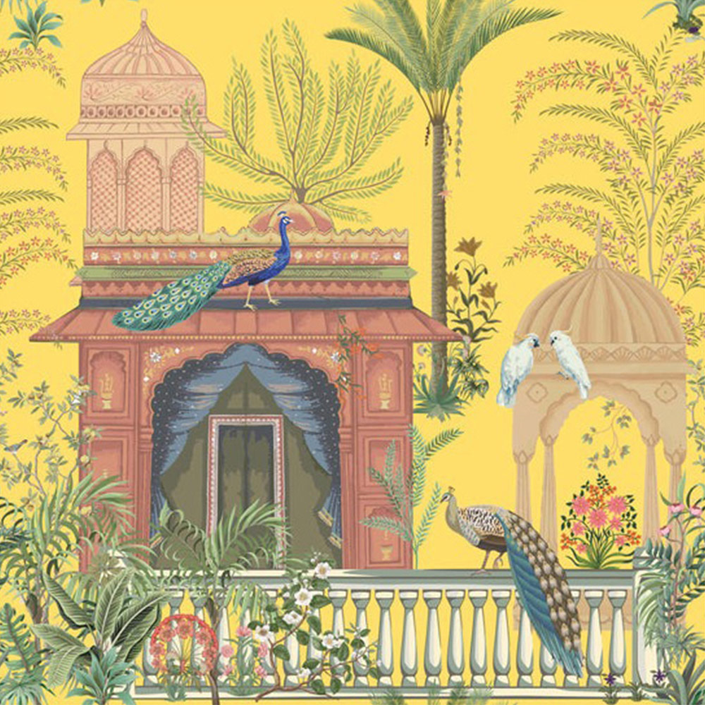 Bobbi Beck Eco Luxury Persian Yellow Wallpaper Image