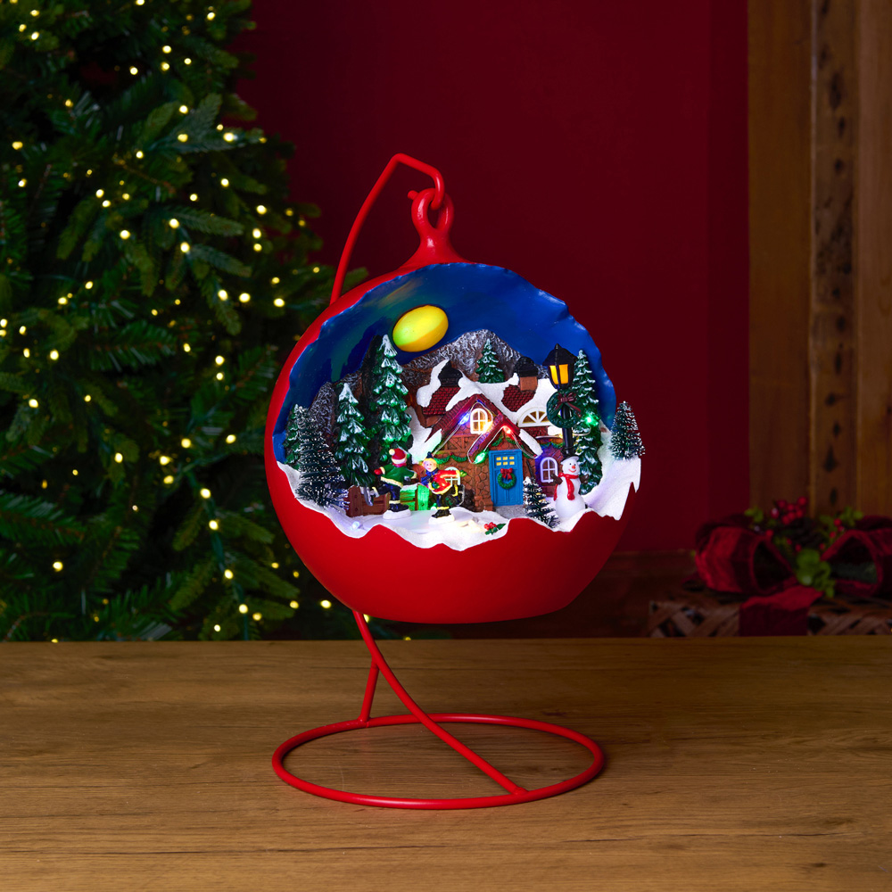 LED Hanging Christmas Model - Red Image 2