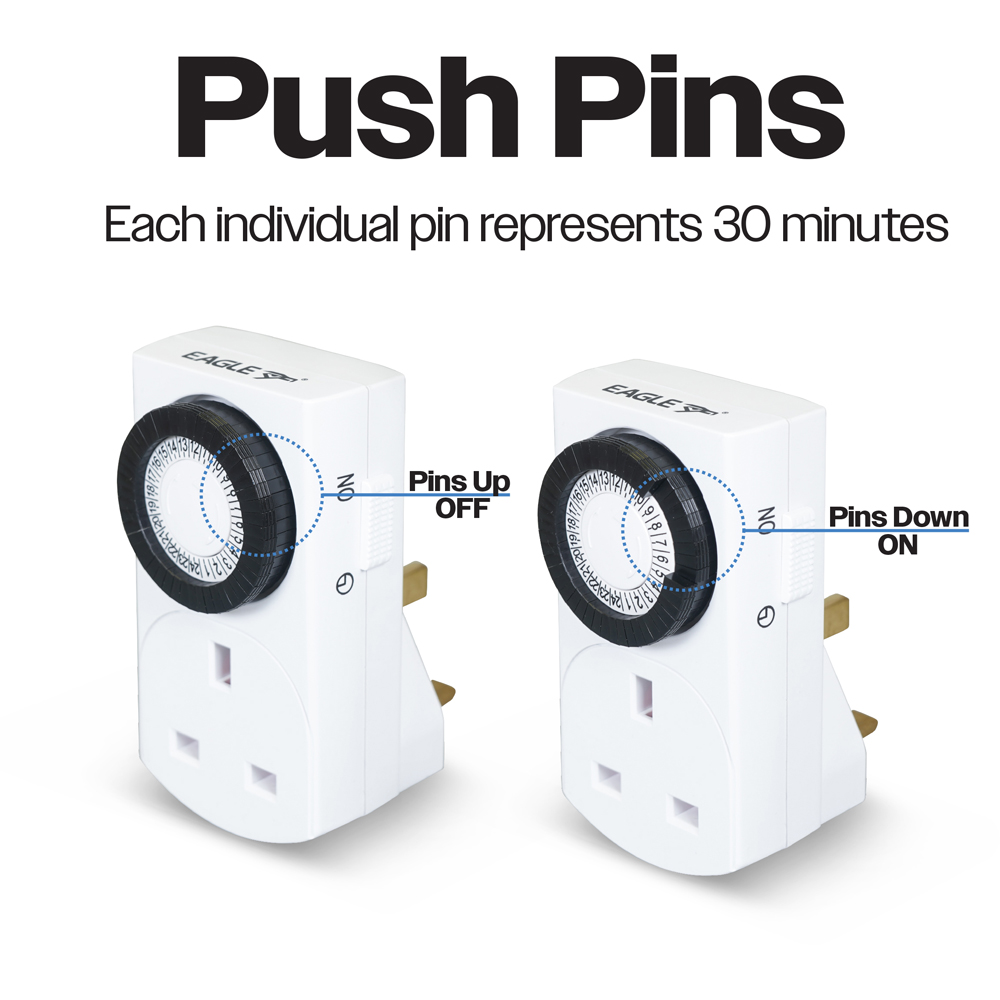 Eagle Plug In Mechanical Daily Timer Image 8
