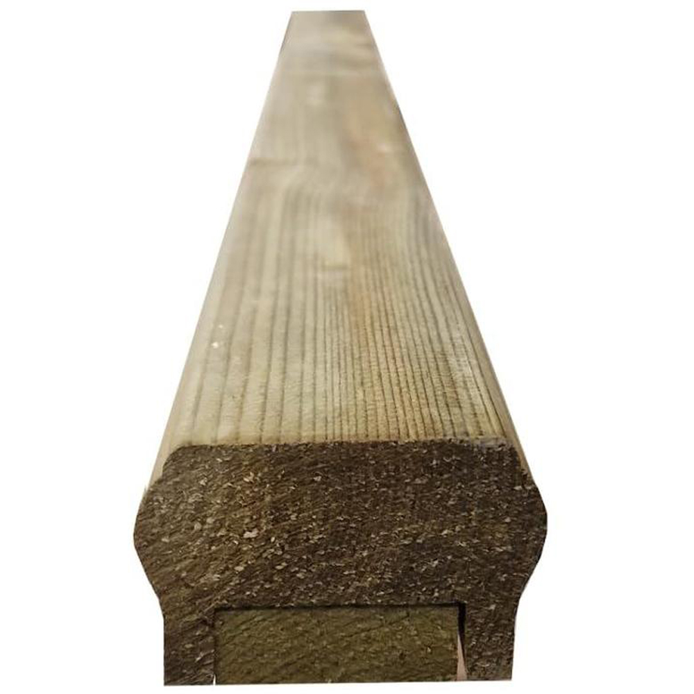 Snowdon Timber 2.39m Pressure Treated Decking Handrail and Baserail 5 Pack Image 2