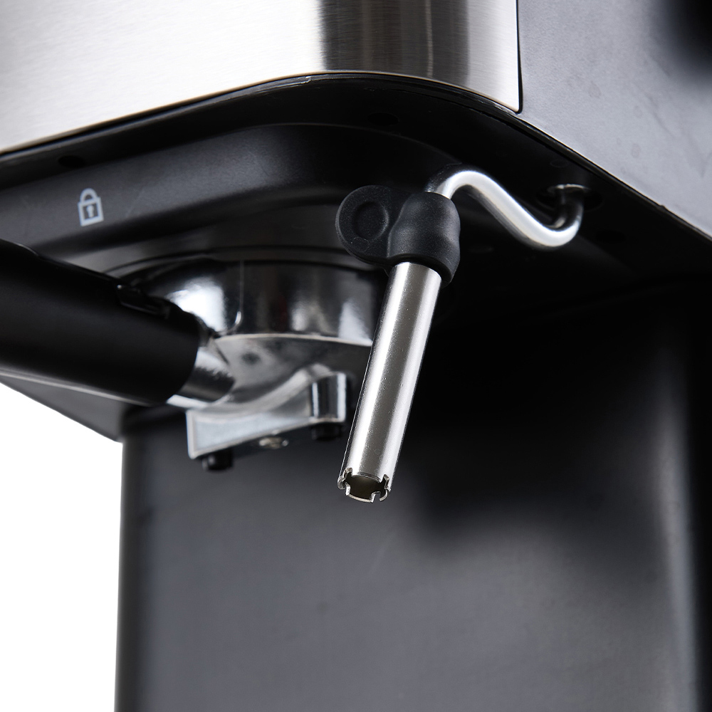 Living and Home EK020003 Black 1.5L Espresso Machine with Water Tank and Frother 1050W Image 6