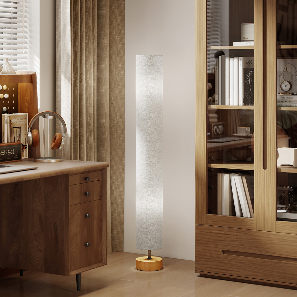 HOMCOM Grey LED Floor Lamp with 3 Colour Temperatures Image 4