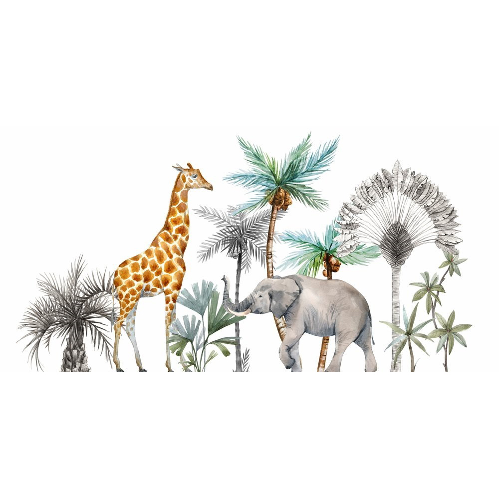 A.S Creation African Zoo Digital Mural Image 2