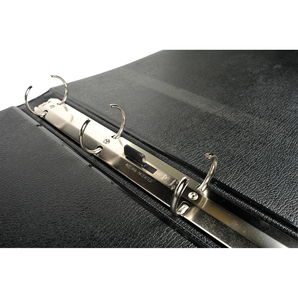 Exacompta A3 Black 4 Ring Landscape Binder 30mm Image 6