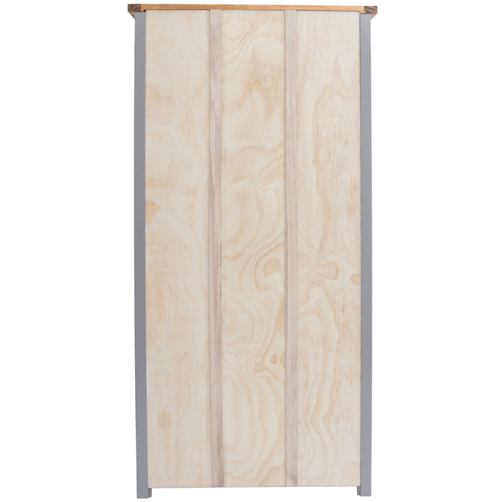 Mirano 5 Shelf Grey Bookcase Image 4