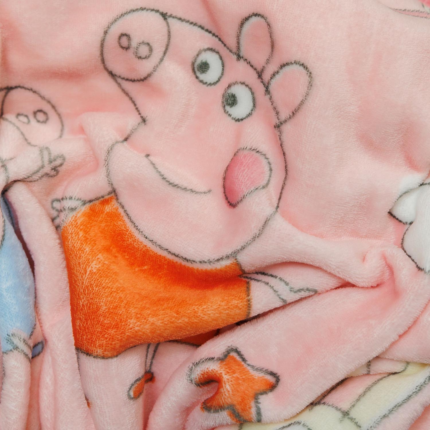 Peppa Pig Fleece Throw - Pink Image 2