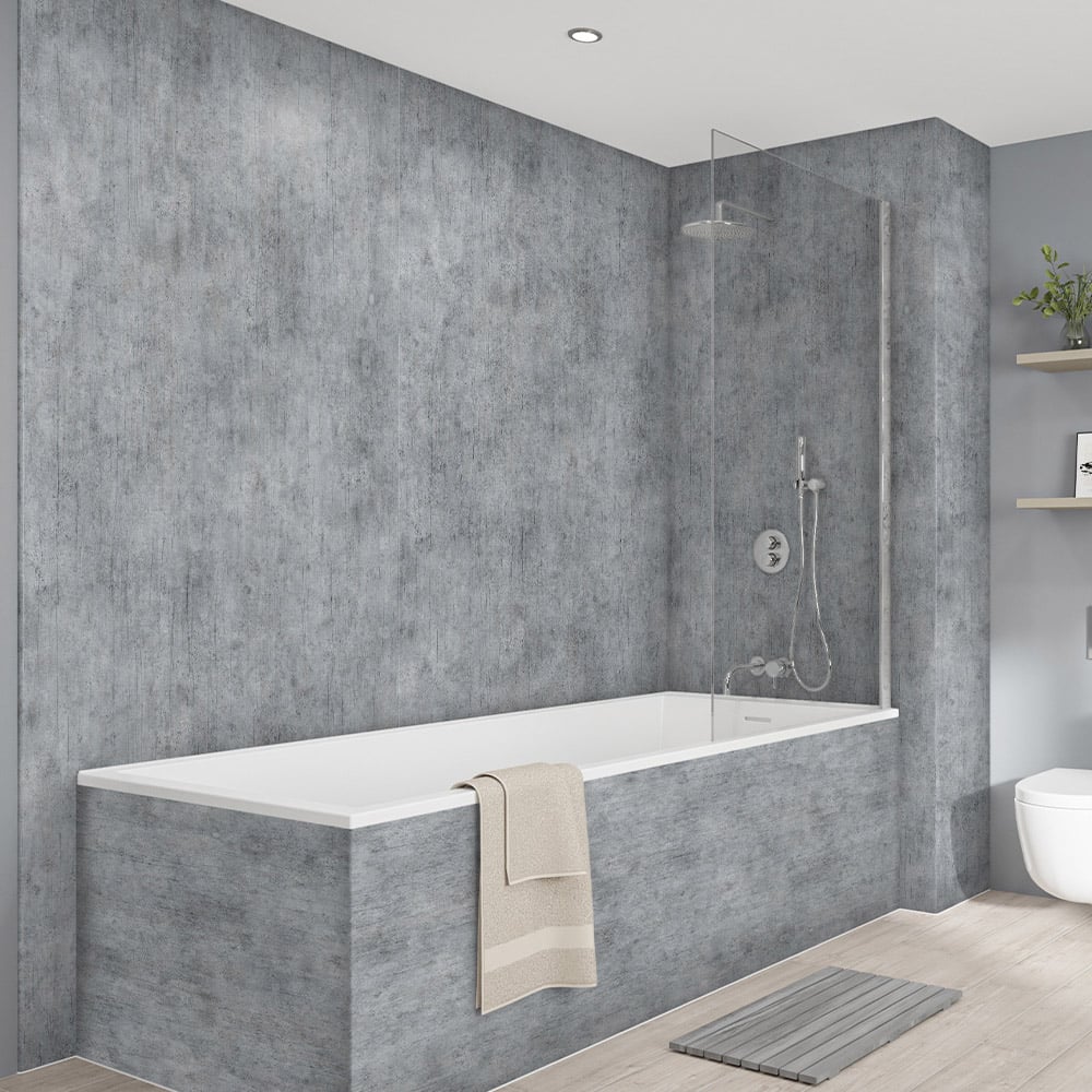 Wetwall Elite Tongue and Groove Ravello Shower Panel 2420 x 600mm Image 1