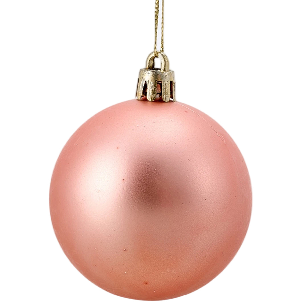 Living and Home 100 Piece Glossy Matte and Hollow Design Christmas Bauble Set Image 4