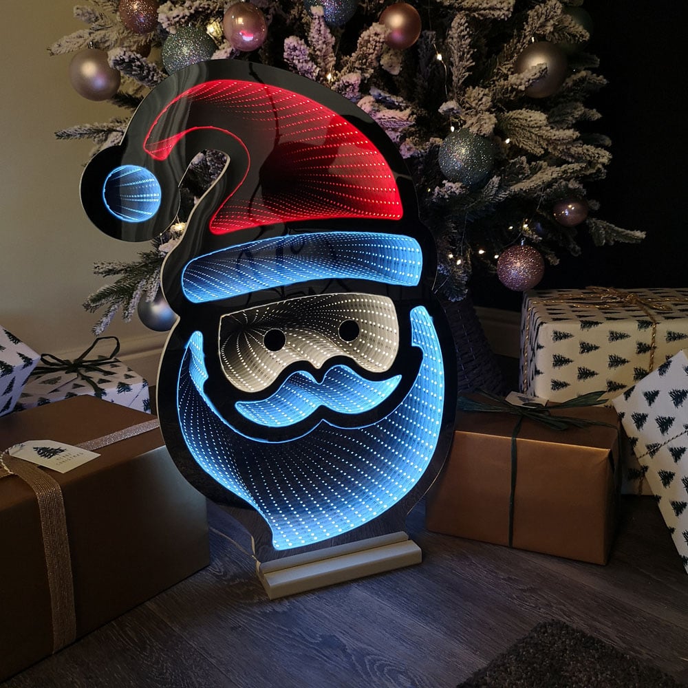 Samuel Alexander Infinity Light Up Standing Santa Christmas Decoration 60cm Image 3