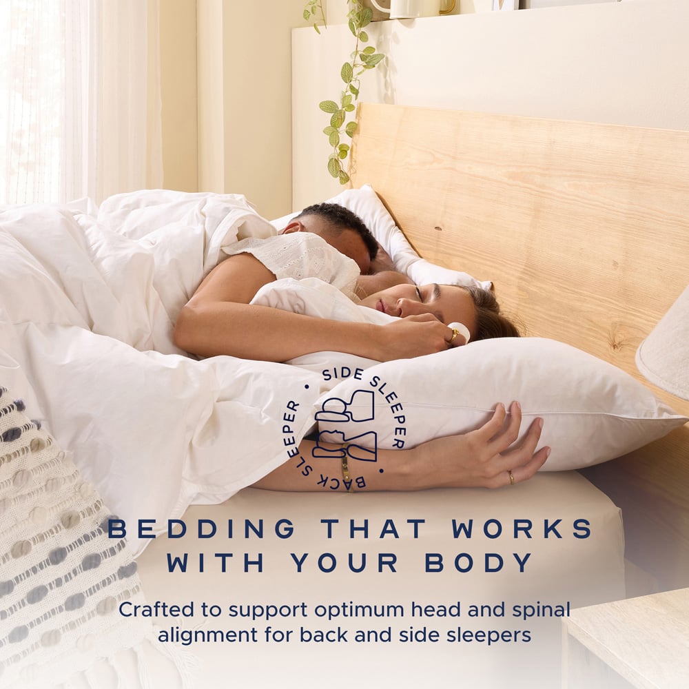 Snuggledown Scandinavian Duck Feather And Down Pillow 2 Pack Image 3