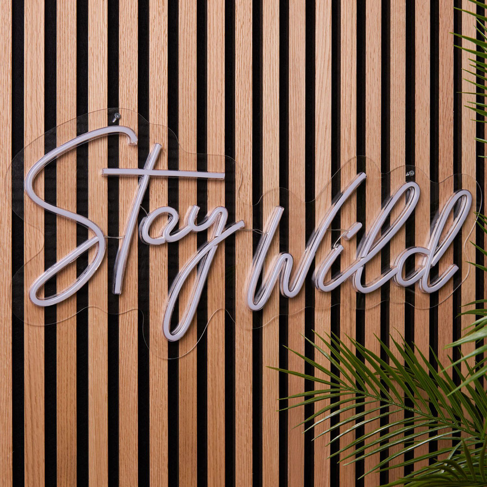 Stay Wild Outdoor Neon Light Image 6