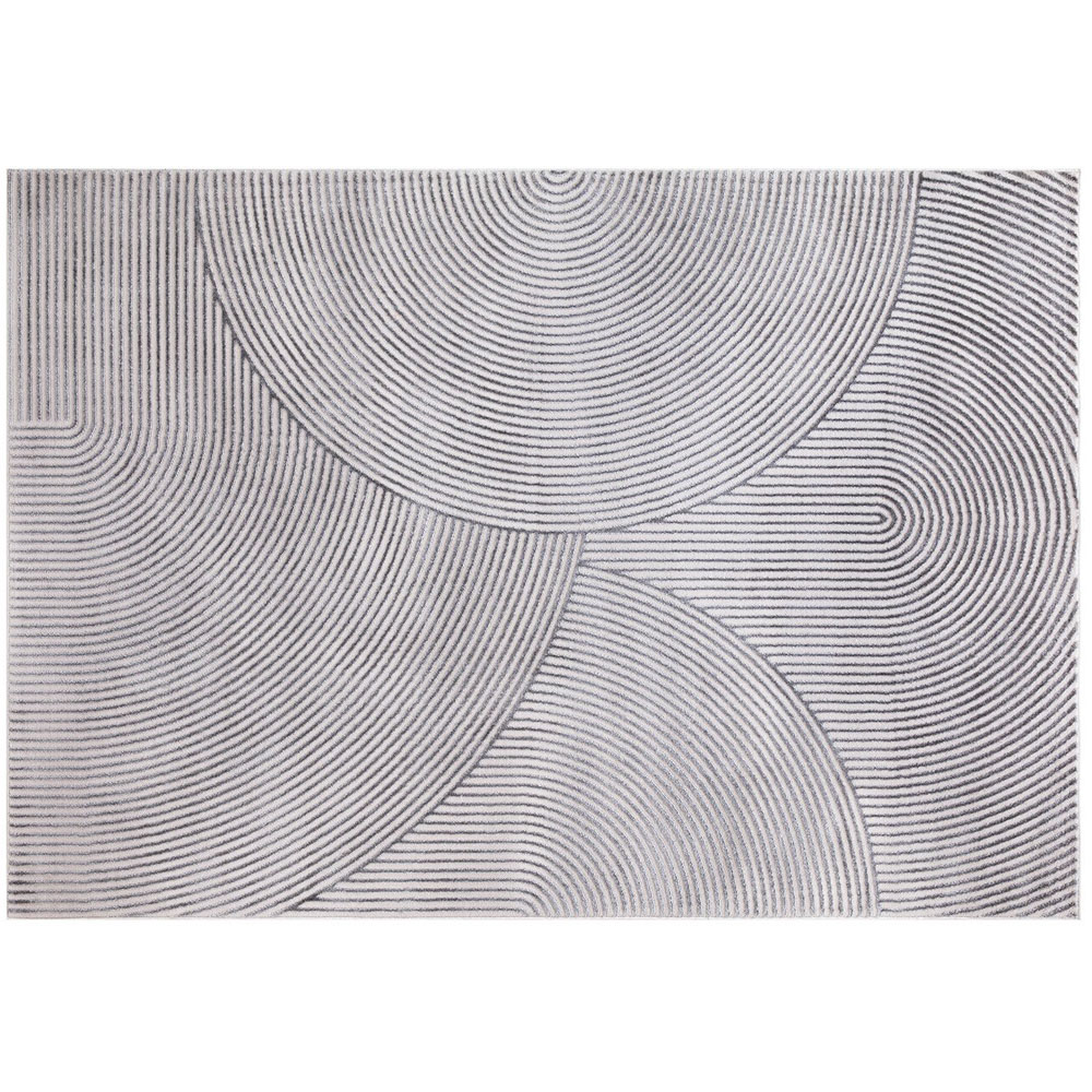Avery Contemporary Arch Rug - Charcoal / 120cm Image 1