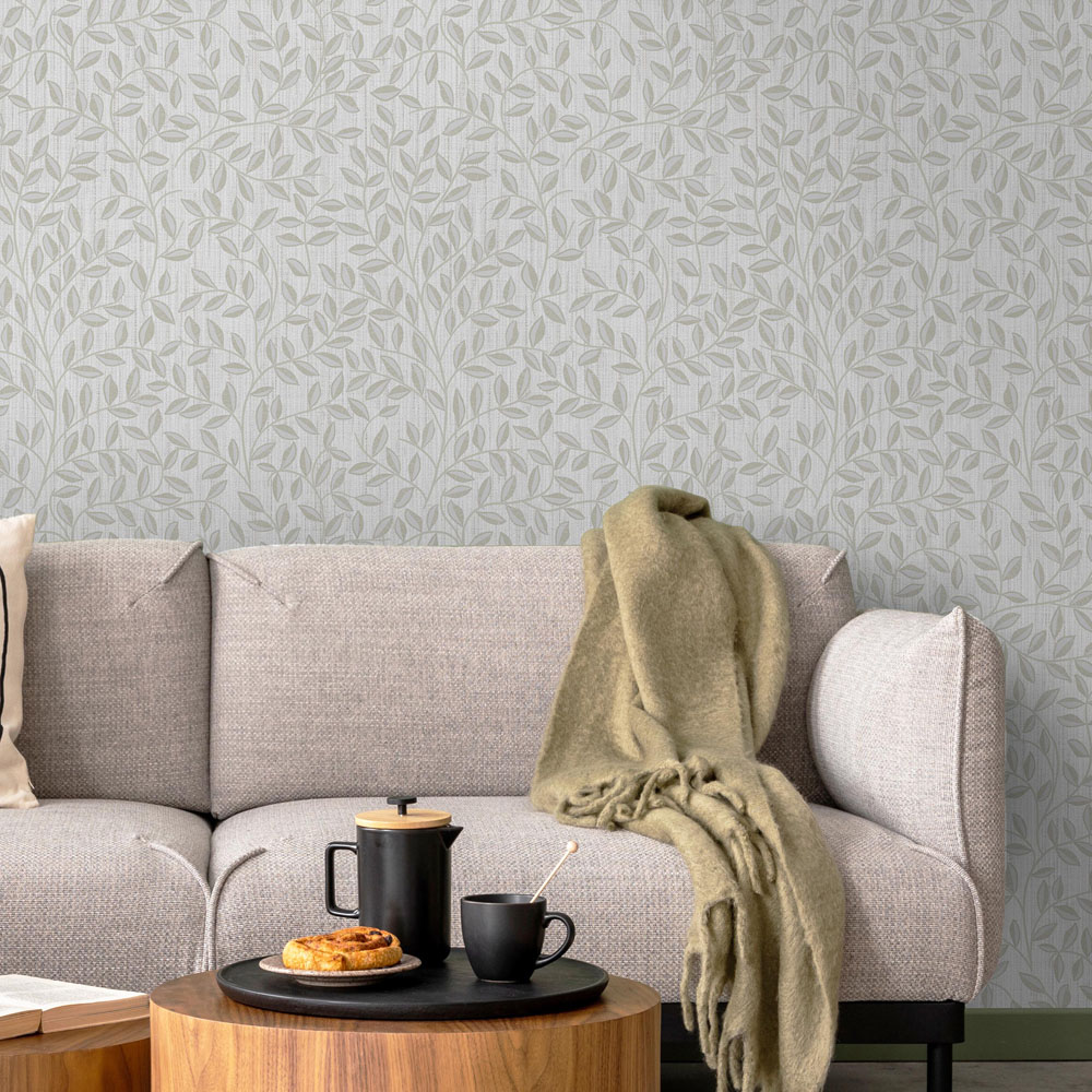 Superfresco Willow Leaf Sage Wallpaper Image 3