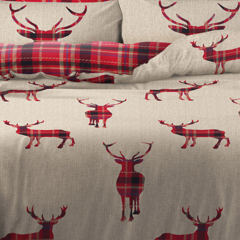 Velosso Single Cream Stag Duvet Set Image 3