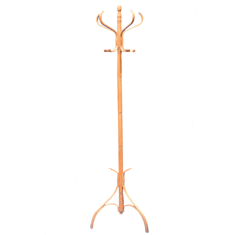 Vida Designs Essentials Oak Effect Finish Coat Stand Wilko