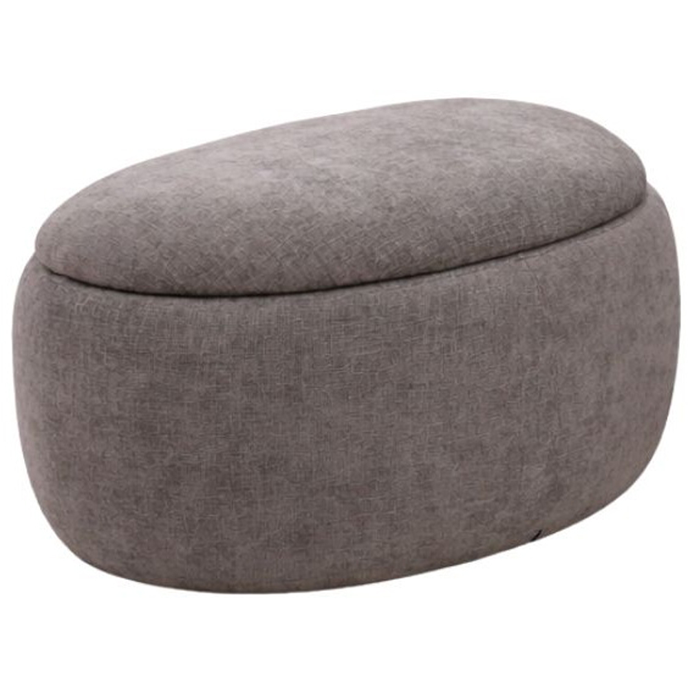 Fort Greene Stone Storage Ottoman 65cm Image 2