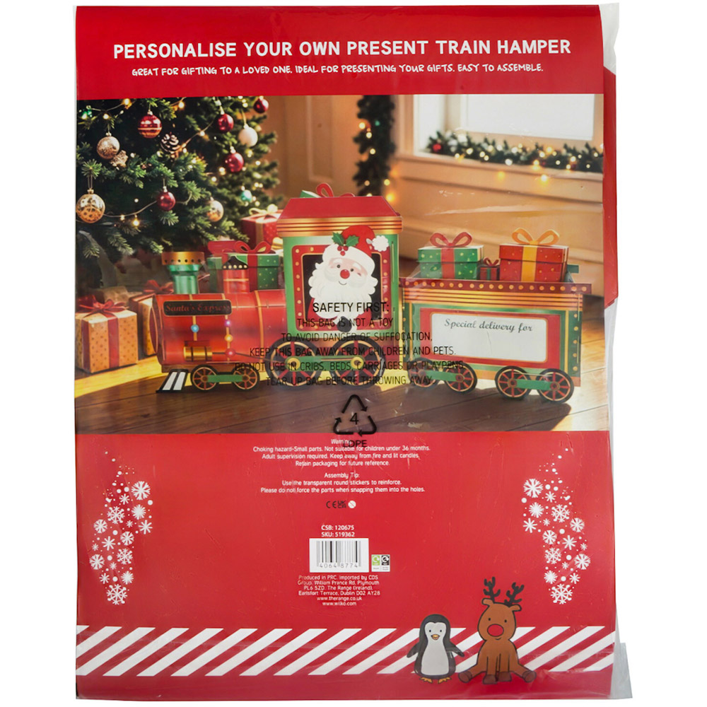 Personalise Your Own Present Train Hamper Kit Image 3