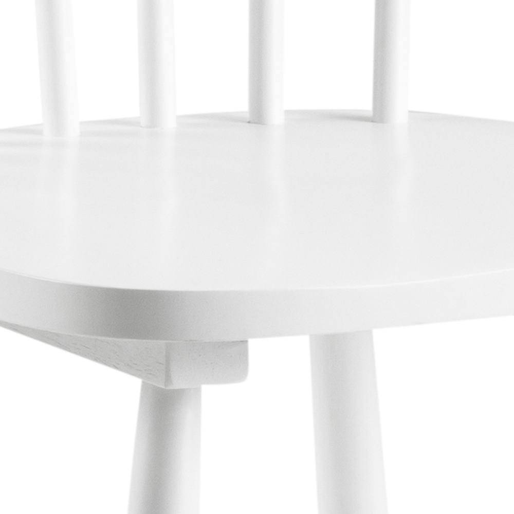 Florence Riano Set of 2 White Dining Chairs Image 6