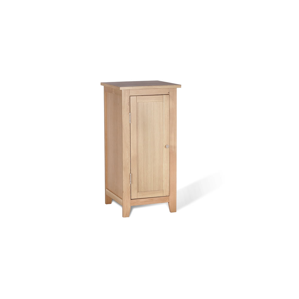 Ocean Small Oak Storage Cabinet Image 1