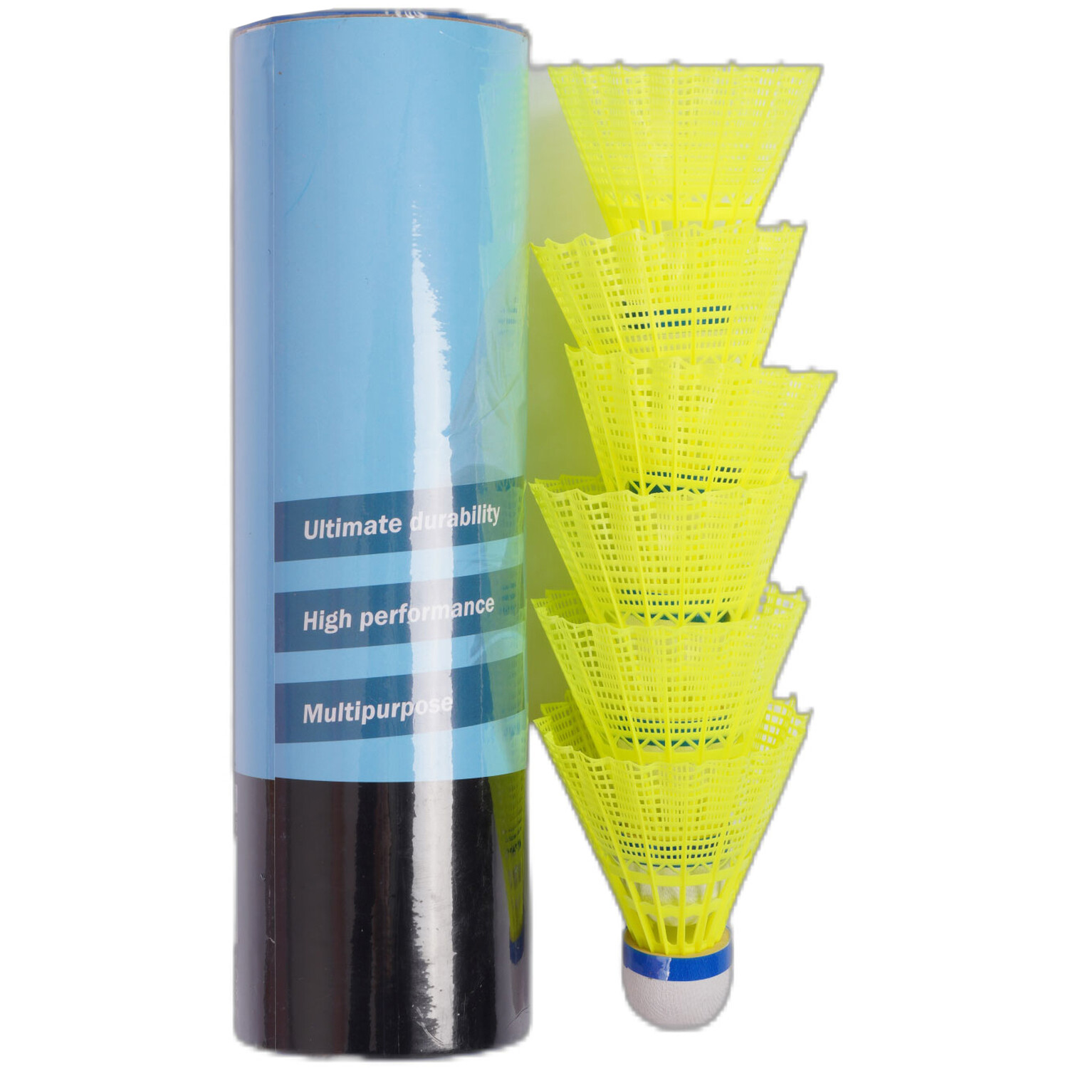 Pack of 6 Shuttlecocks - Yellow Image 3
