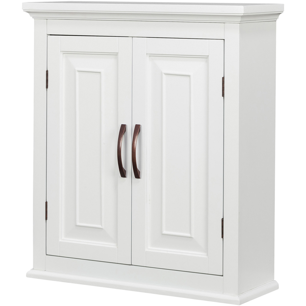 Teamson Home St. James 2 Door White Removable Wall Cabinet Image 4