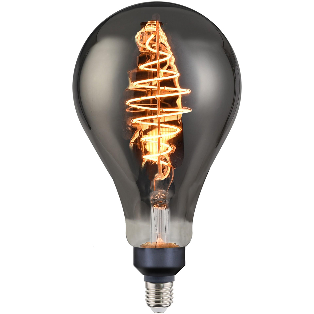 Nordlux Deco Giants E27 Dimmable 200 Lumens PS160 Spiral Smoke Light Bulb Image 1