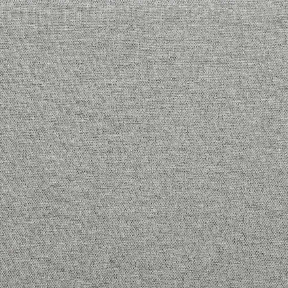 Dorel Fabry Grey Linen Upholstered Accent Chair Image 7