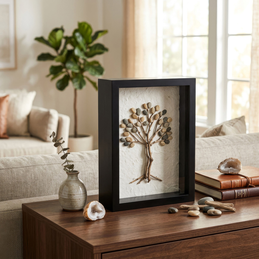 Nicola Spring Black 3D Deep Box Photo Frame with Black Mount 8 x 12 inch 5 Pack Image 2