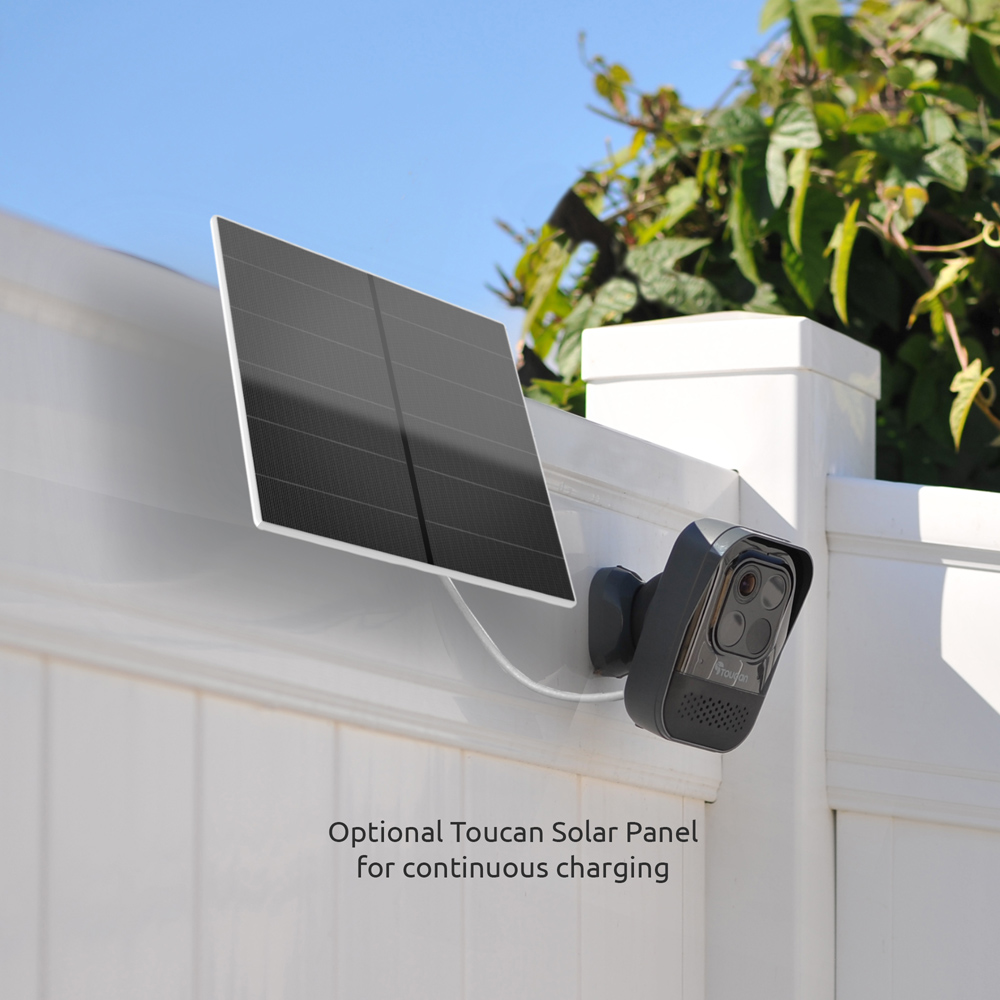 Toucan Pro Wireless Security with Solar Panel Charger Image 3