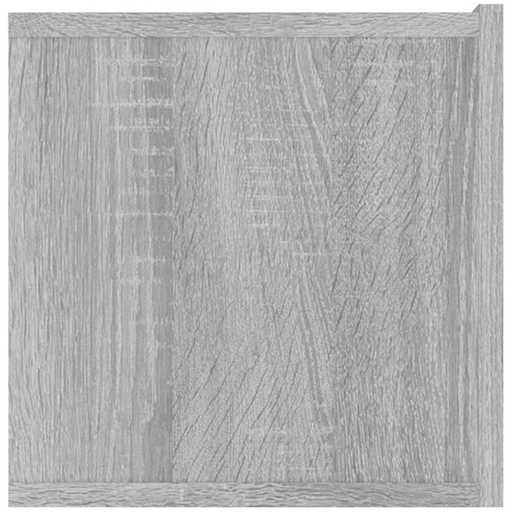 vidaXL 2 Door Grey Sonoma Wall Mounted TV Cabinet Set of 2 Image 7