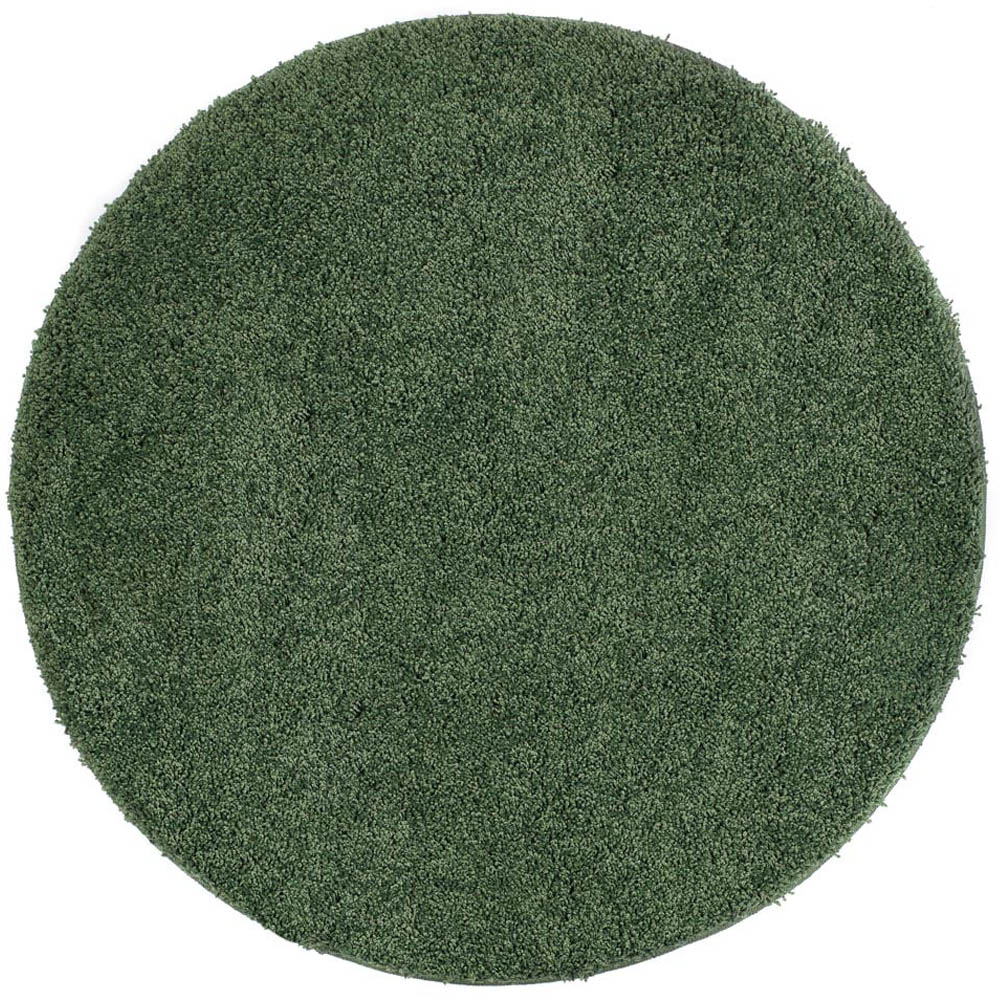 My Rug Forest Green Round Rug 100cm Image 1