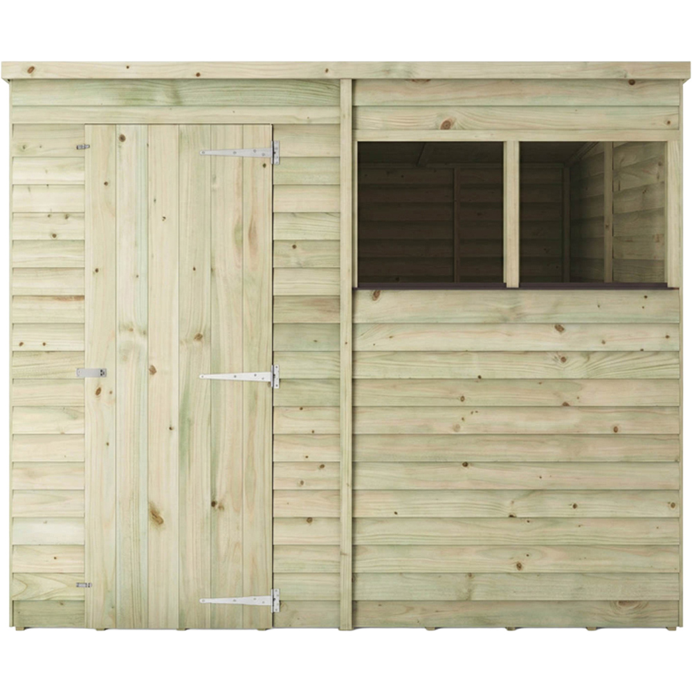 Mercia 8 x 6ft Overlap Pent Shed Image 4