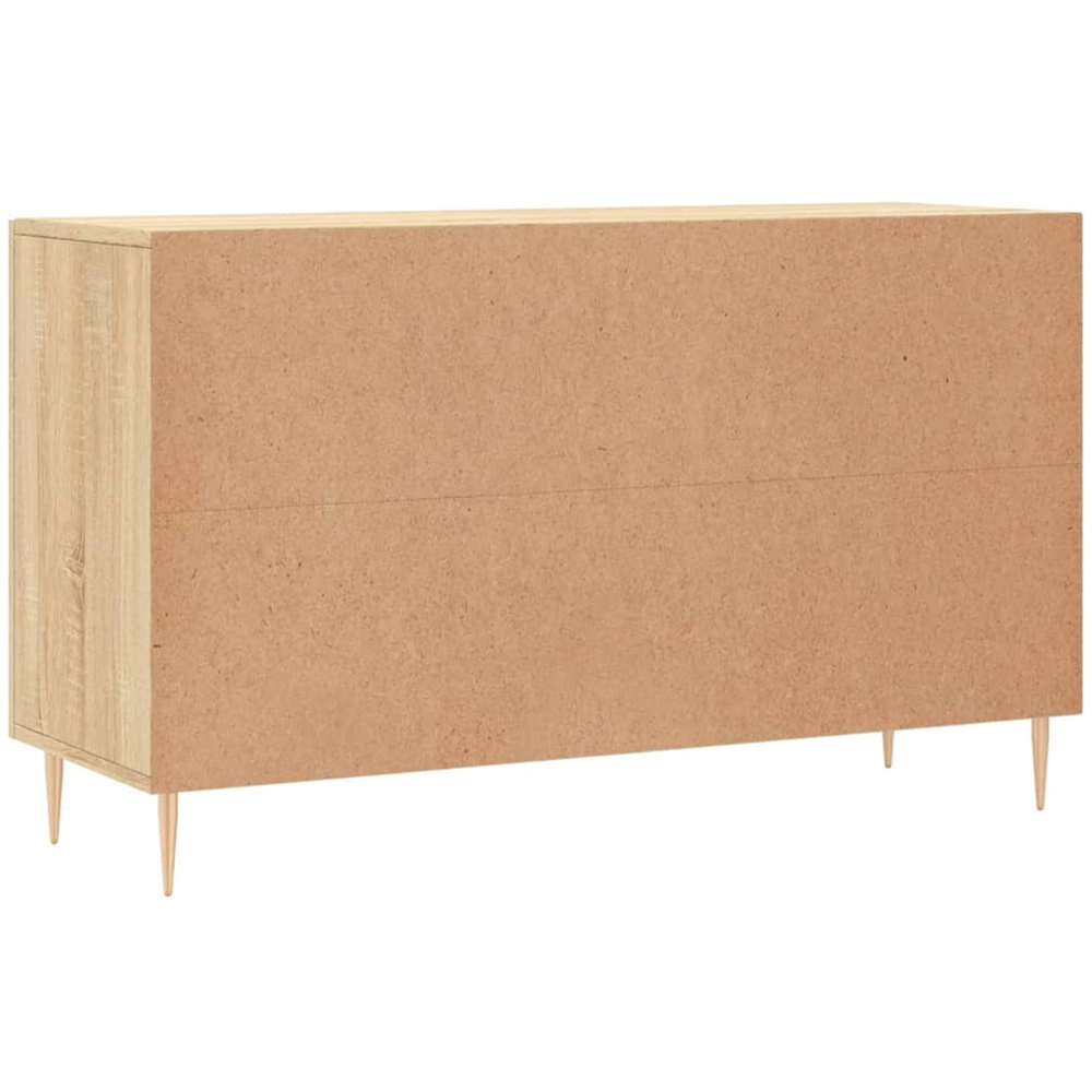 vidaXL 2 Door 2 Drawer Sonoma Oak Sideboard Image 8