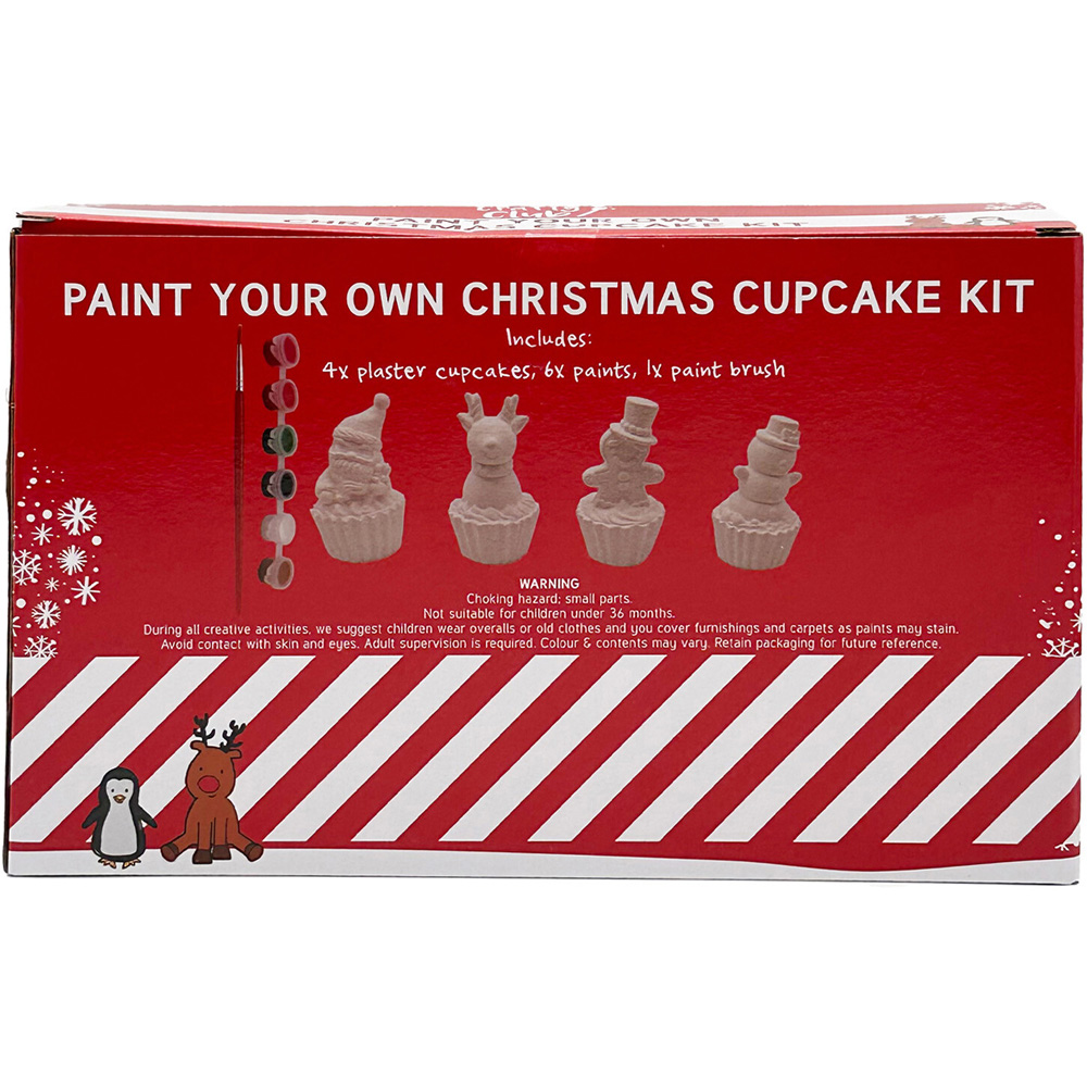 Paint Your Own Christmas Cupcake Kit Image 2