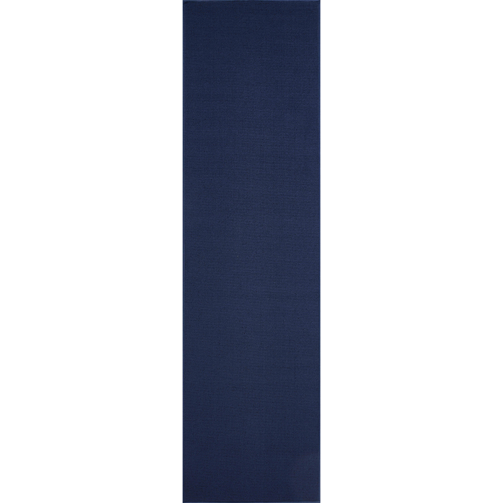 Desire Rugs Simple Navy Low Pile Felt Backing Tufted Rug 150 x 80cm Image 7