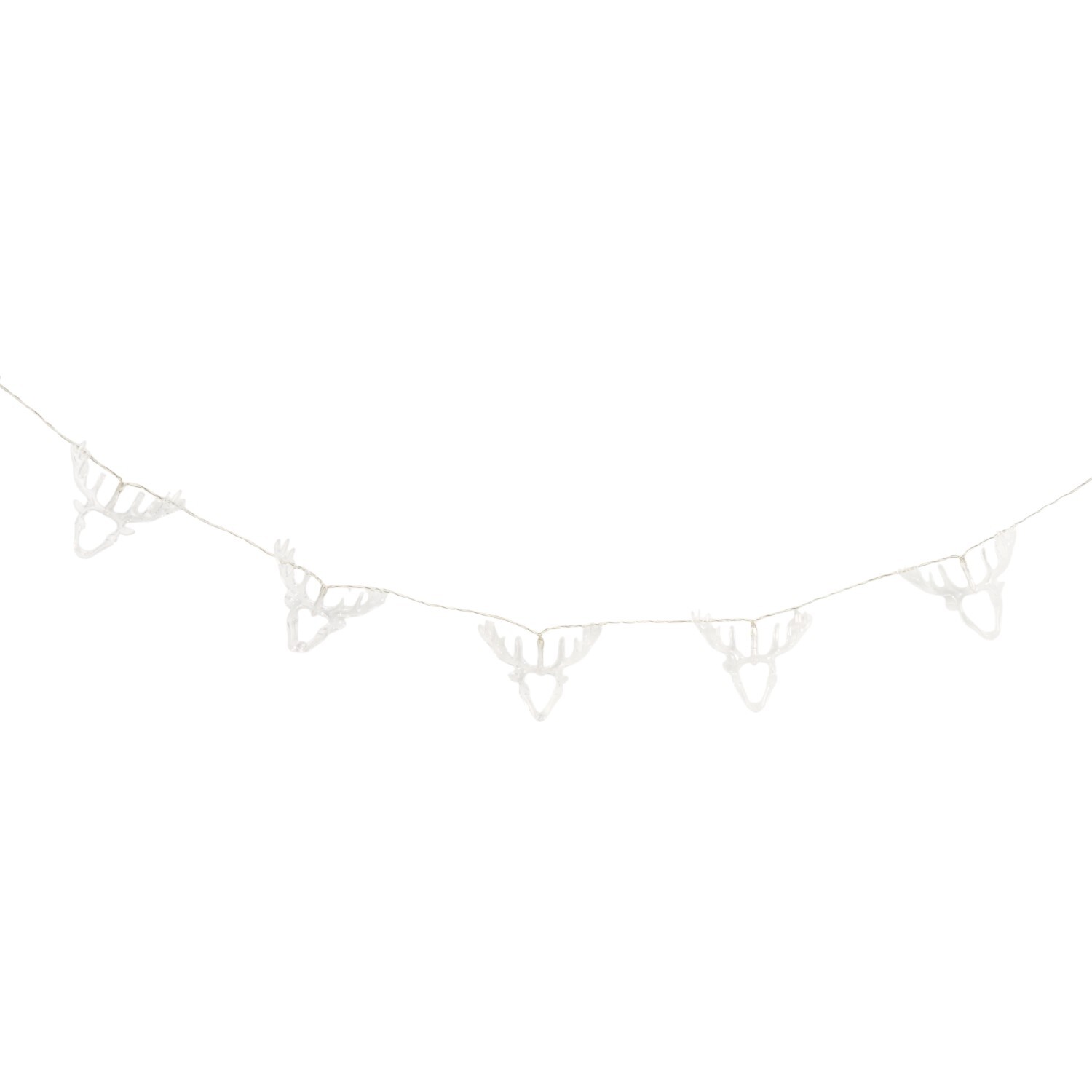 30 LED Stag Head String Light Warm White Image 4
