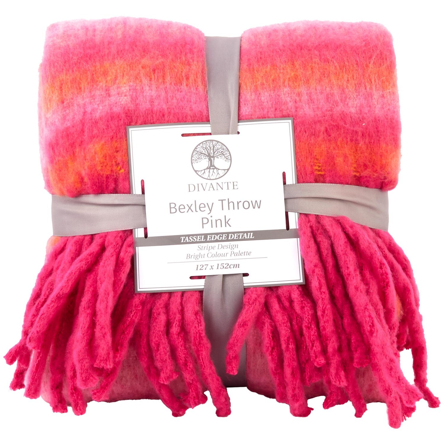 Divante Bexley Throw - Pink Image 1