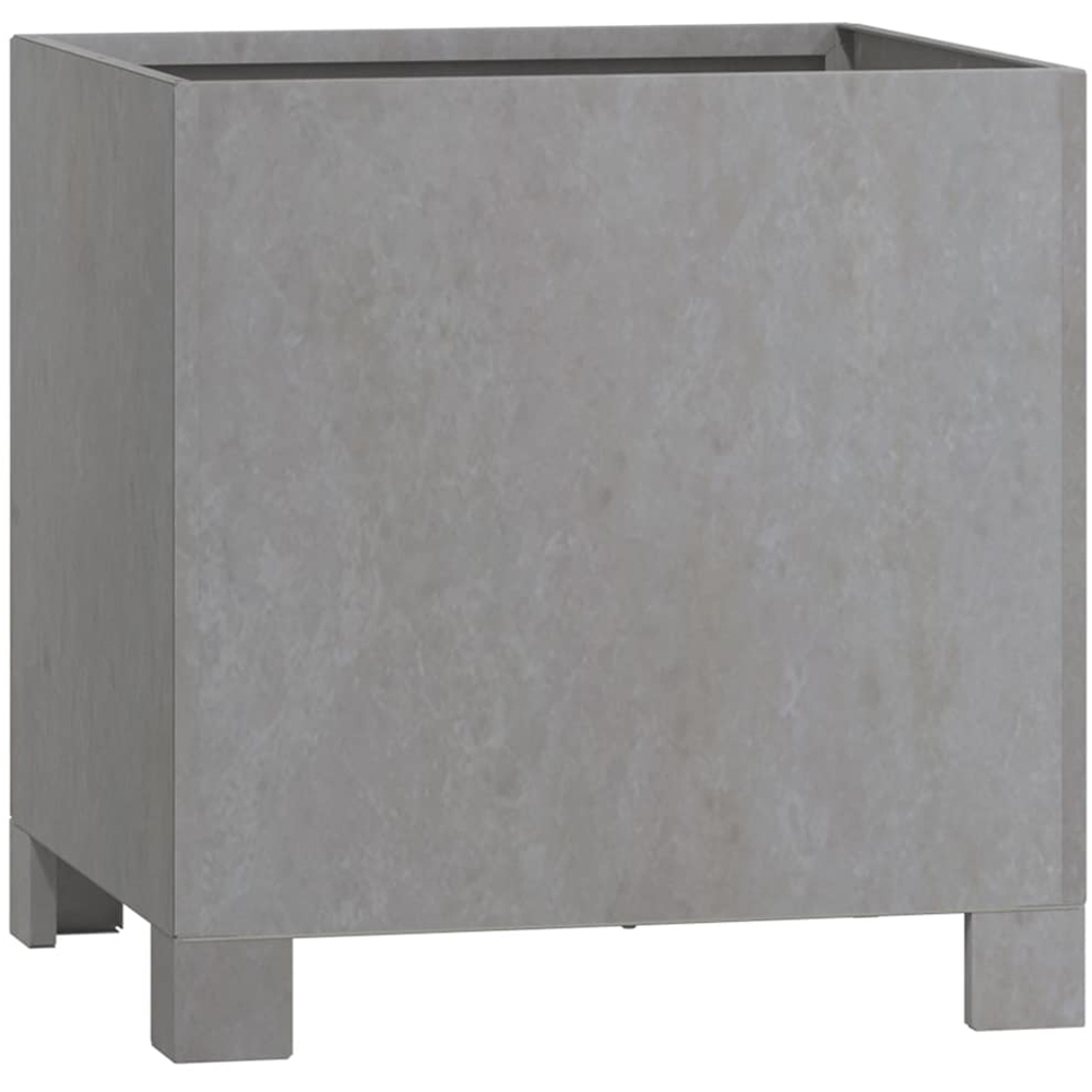 vidaXL Brown Corten Steel Square Garden Planter 30 x 30 x 30cm Image 9