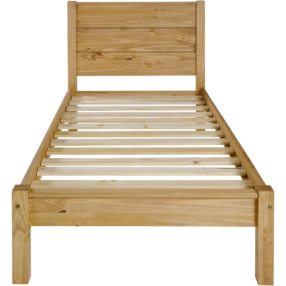 Seconique Barton Single Waxed Pine Bed Image 4