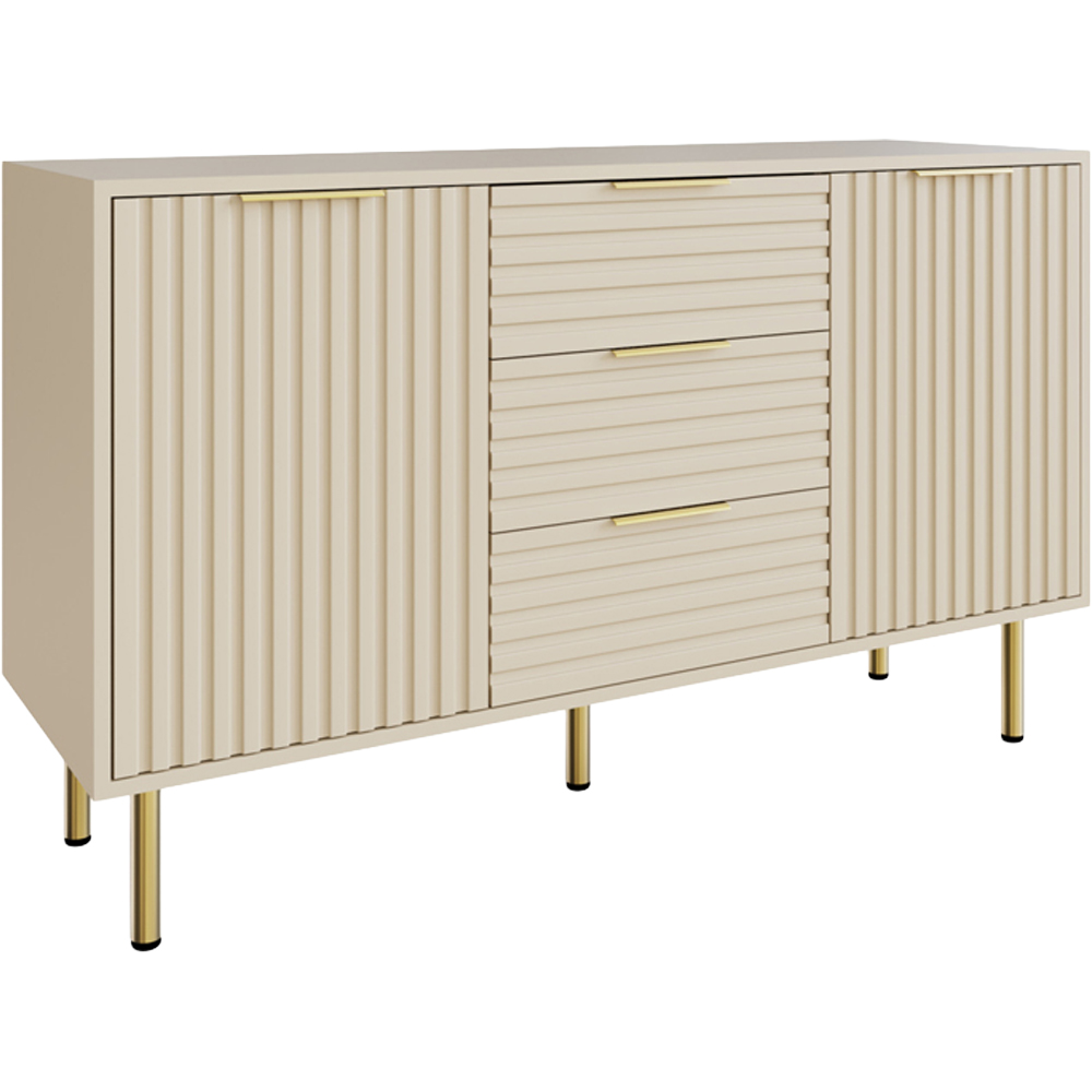 GFW Nervata Cream Sideboard Image 2