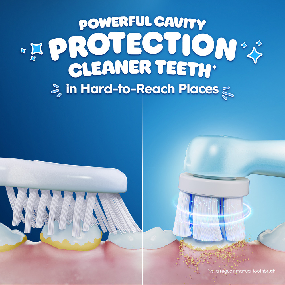 Oral-B iO Kids Disney Stitch Electric Toothbrush Heads 2 Pack Image 2